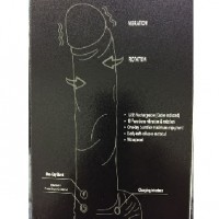 Dong G-Spot Vibrating and Rotating Silicone Rechargeable 10 Functions FLESH